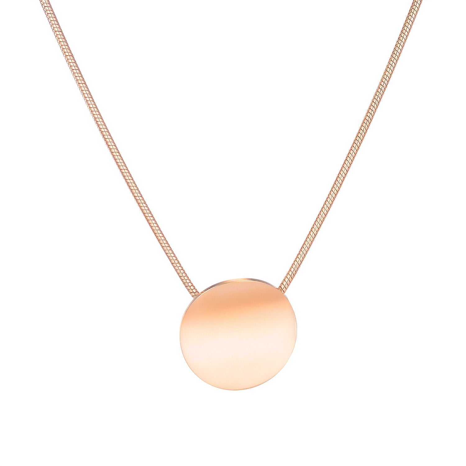 Women's Fashion Blinking Plate Pendant Necklace-Womens Pendant Necklace-SunnyHouse Jewelry