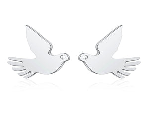 Women's Fashion Peace Dove Earrings-Womens Earrings-SunnyHouse Jewelry