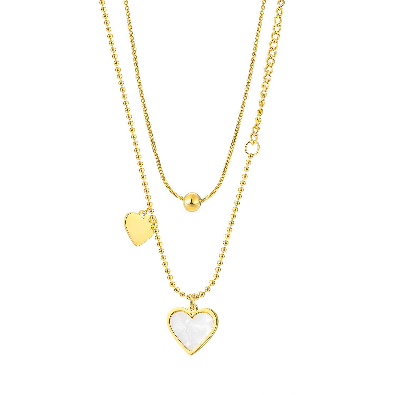 Women's Fashion Warm Heart Pendant Necklace-Womens Pendant Necklace-SunnyHouse Jewelry