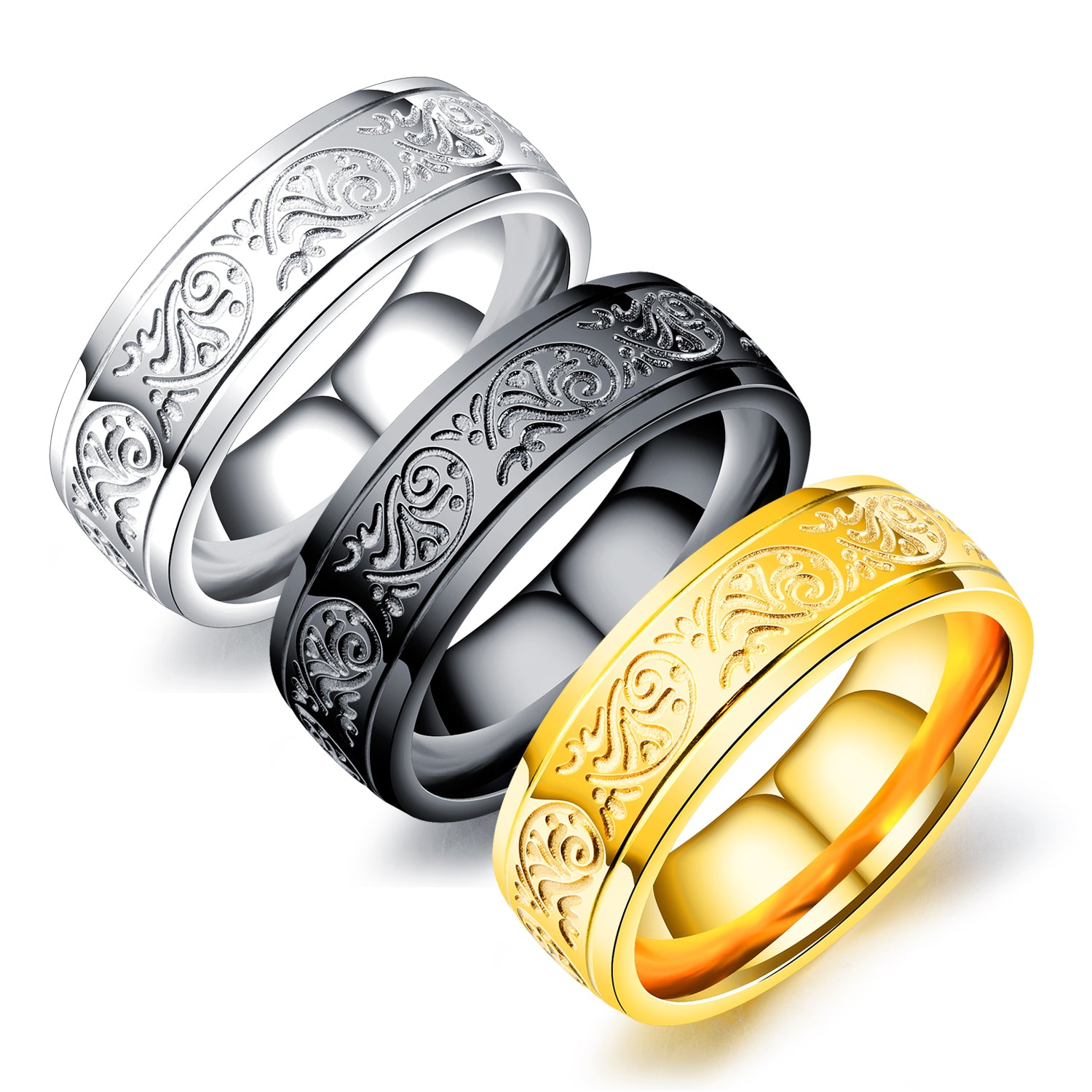 Men's Fashion Florentine Ring-Mens Ring-SunnyHouse Jewelry