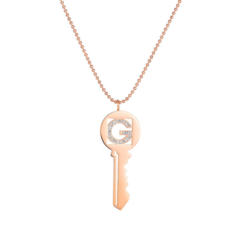 Women's Fashion Key Pendant Necklace-Womens Pendant Necklace-SunnyHouse Jewelry