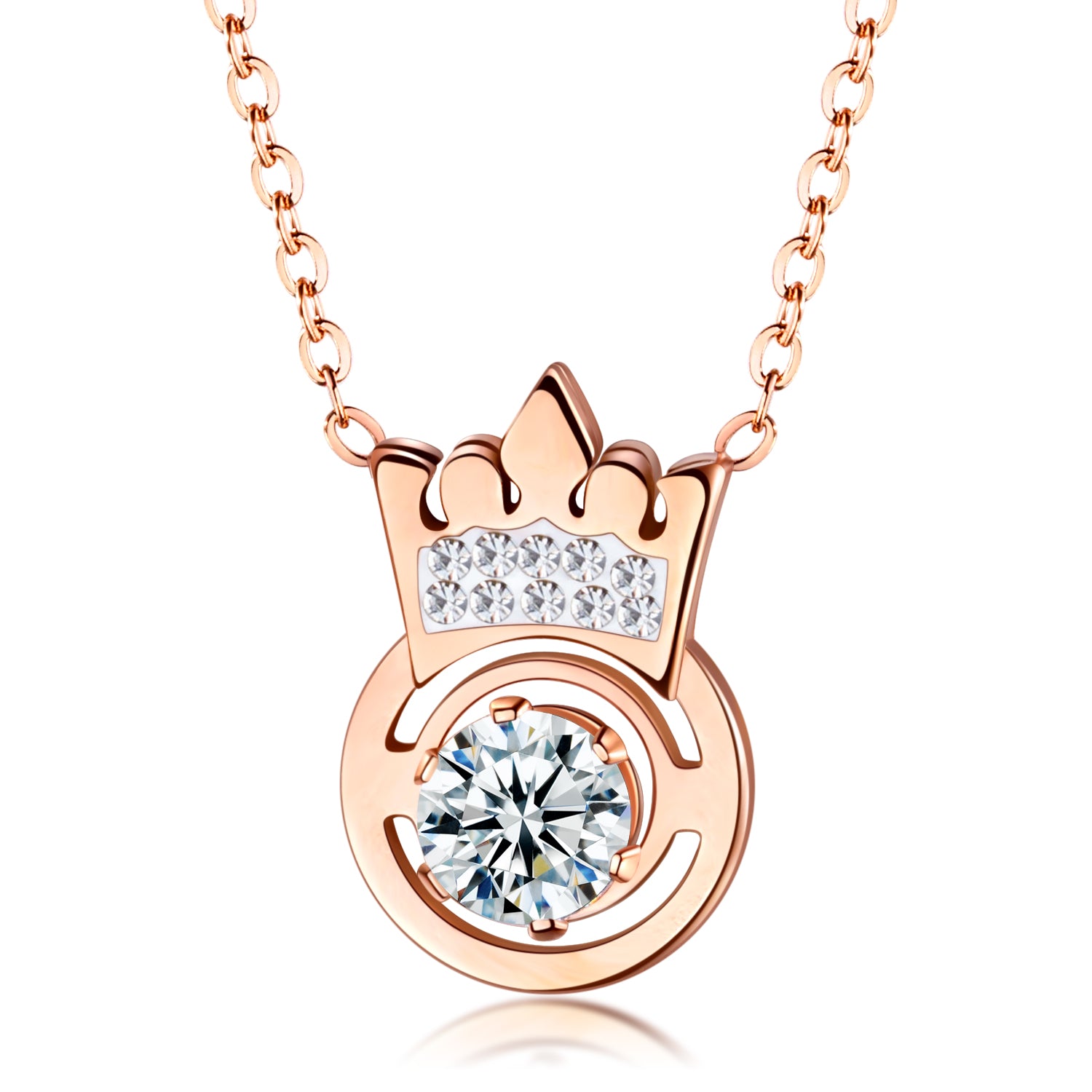 Women's Fashion Queen Pendant Necklace-Womens Pendant Necklace-SunnyHouse Jewelry