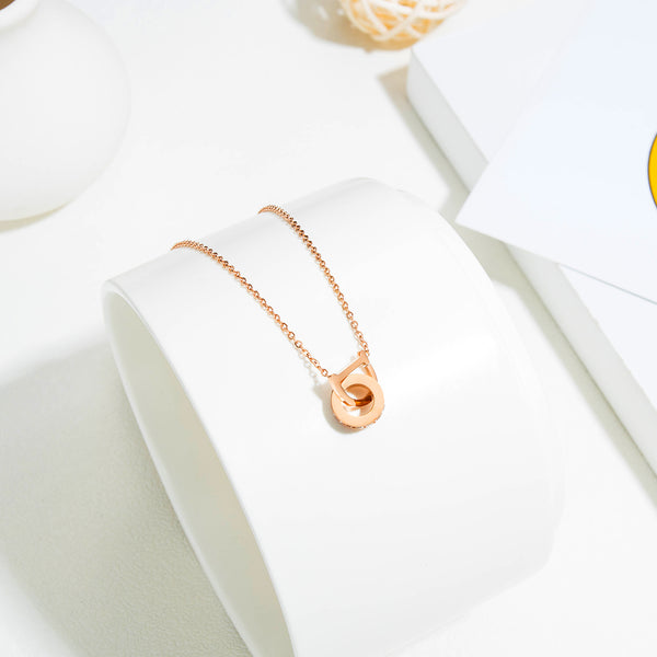 Women's Fashion Blinking Ring Pendant Necklace-Womens Pendant Necklace-SunnyHouse Jewelry