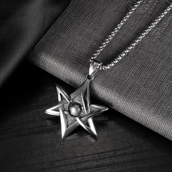 Men's Fashion Power Star Pendant Necklace-Mens Pendant Necklace-SunnyHouse Jewelry