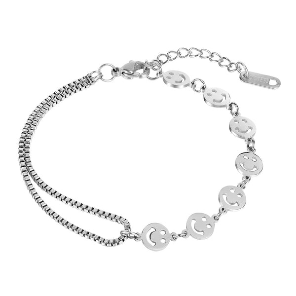 Women's Fashion Smiling Bracelet-Womens Bracelet-SunnyHouse Jewelry