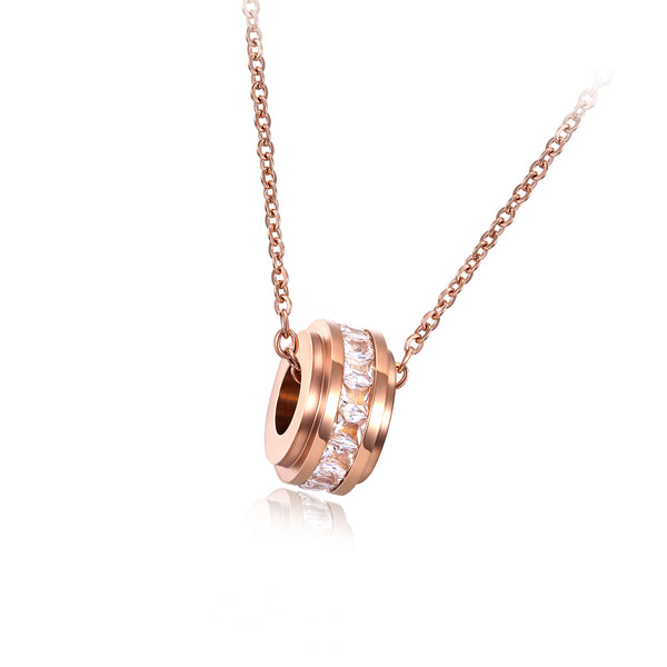 Women's Fashion Blinking Roll Pendant Necklace-Womens Pendant Necklace-SunnyHouse Jewelry