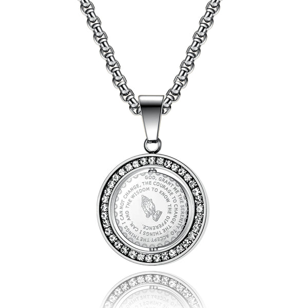 Men's Fashion Victory Applaud Pendant Necklace-Mens Pendant Necklace-SunnyHouse Jewelry