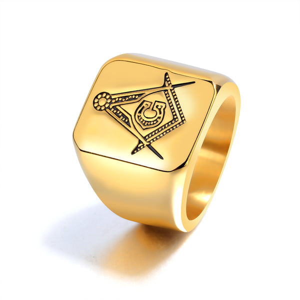 Men's Fashion Freemason Ring-Mens Ring-SunnyHouse Jewelry