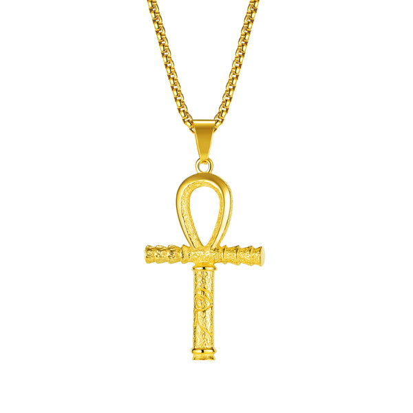 Men's Fashion Hip Hop Cross Pendant Necklace-Mens Pendant Necklace-SunnyHouse Jewelry