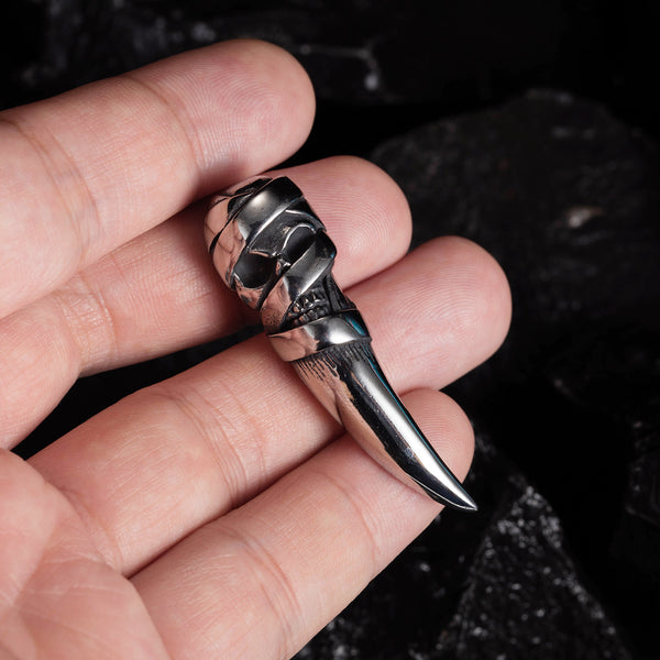 Men's Fashion Skull Teeth Pendant Necklace-Mens Pendant Necklace-SunnyHouse Jewelry