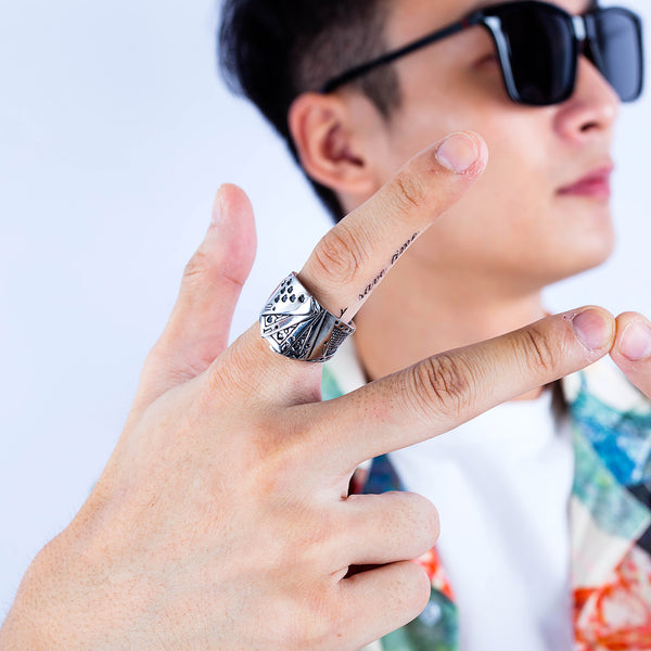 Men's Fashion Poker Winner Ring-Mens Ring-SunnyHouse Jewelry
