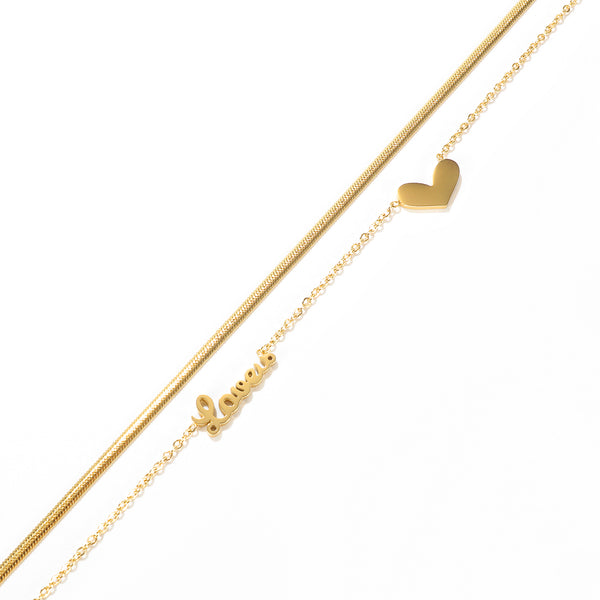 Women's Fashion Cute Heart Pendant Necklace-Womens Pendant Necklace-SunnyHouse Jewelry