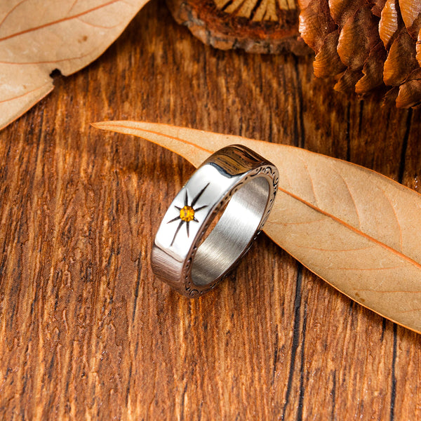 Men's Fashion Star Ring-Mens Ring-SunnyHouse Jewelry
