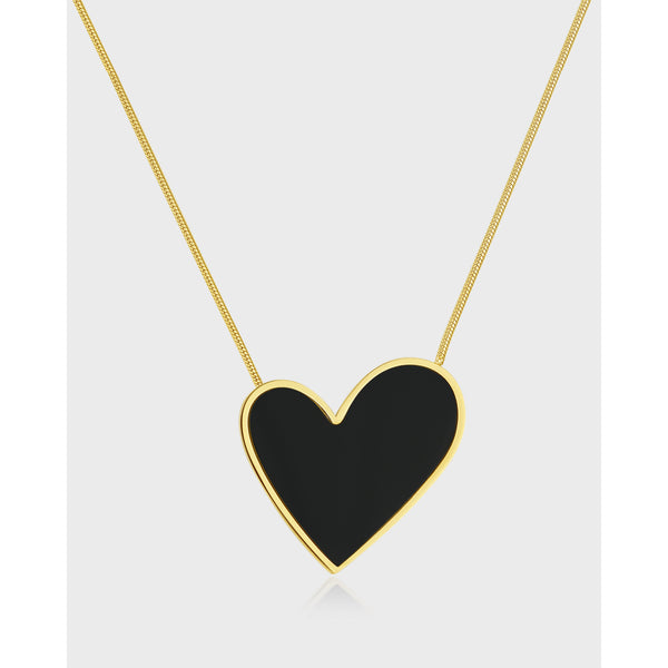 Women's Fashion Simple Heart Pendant Necklace-Womens Pendant Necklace-SunnyHouse Jewelry