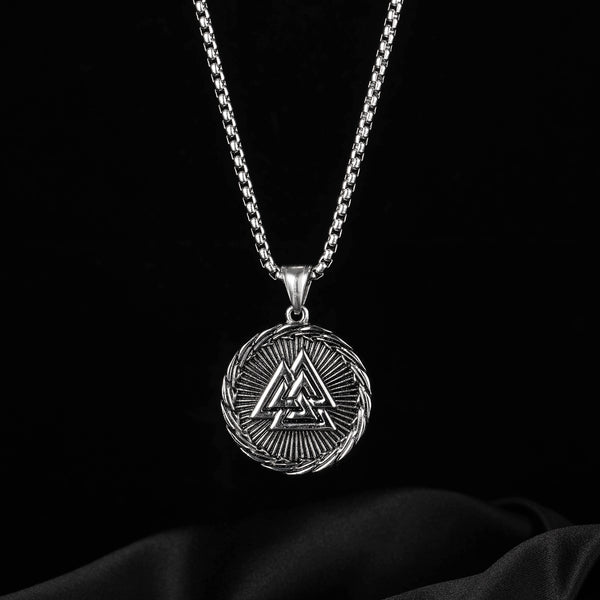 Men's Fashion Viking Pirate Triangle Hip Hop Pendant Necklace-Mens Pendant Necklace-SunnyHouse Jewelry