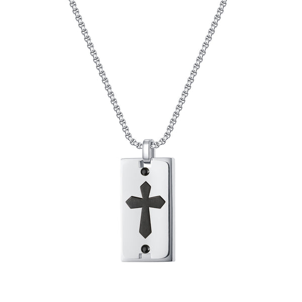Men's Fashion Cross Pendant Necklace-Mens Pendant Necklace-SunnyHouse Jewelry