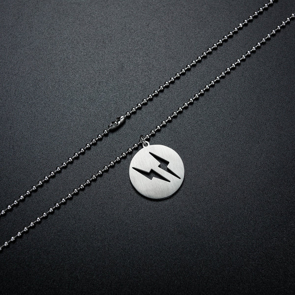 Men's Fashion Flash Pendant Necklace-Mens Pendant Necklace-SunnyHouse Jewelry