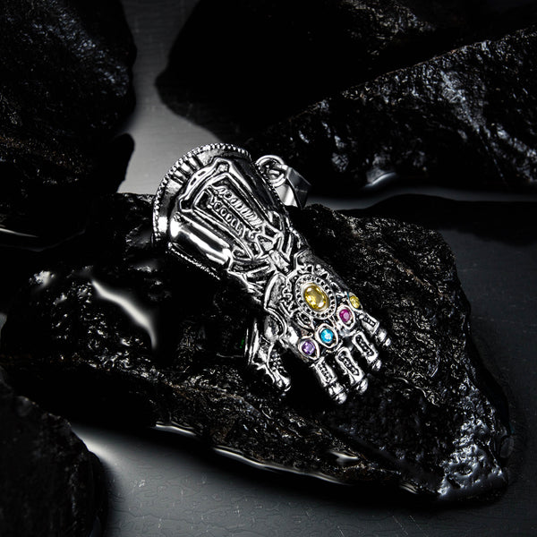 Men's Fashion Robot Glove Pendant Necklace-Mens Pendant Necklace-SunnyHouse Jewelry