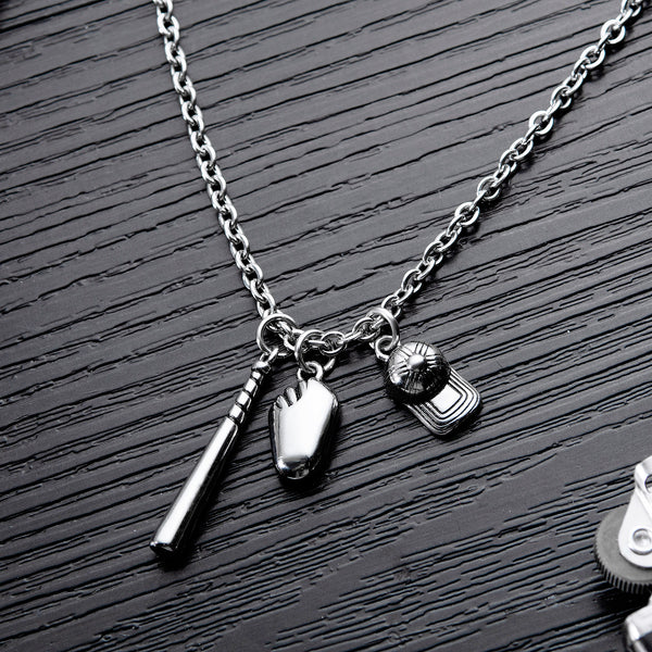 Men's Fashion Baseball Style Pendant Necklace-Mens Pendant Necklace-SunnyHouse Jewelry
