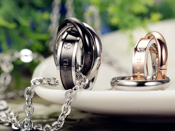 His & Hers Matching Set Only Eternal Love to You Couple Necklace Couple Jewelry Set-Couple Necklace-SunnyHouse Jewelry