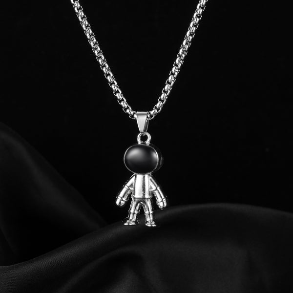 Men's Fashion Hip Hop Astronaut Pendant Necklace-Mens Pendant Necklace-SunnyHouse Jewelry