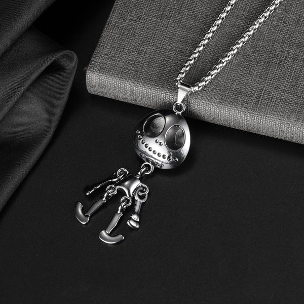 Men's Fashion Hip Hop Alien Pendant Necklace-Mens Pendant Necklace-SunnyHouse Jewelry