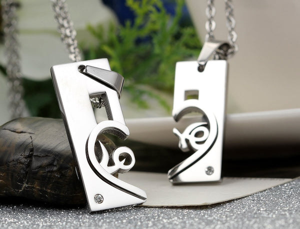 His & Hers Matching Set You and Me Couple Necklace Couple Jewelry Set-Couple Necklace-SunnyHouse Jewelry