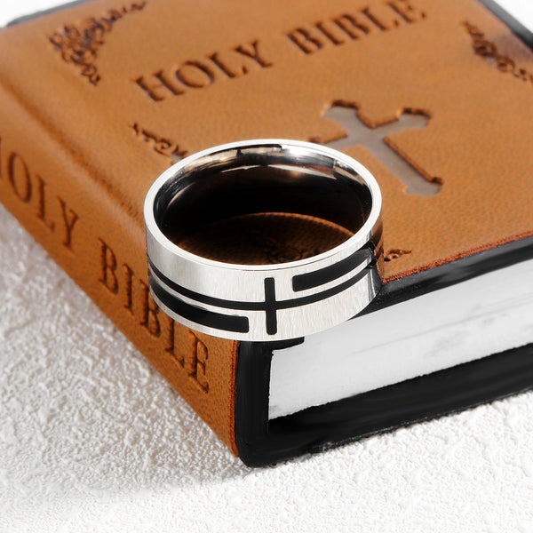 Men's Fashion Cross Ring-Mens Ring-SunnyHouse Jewelry