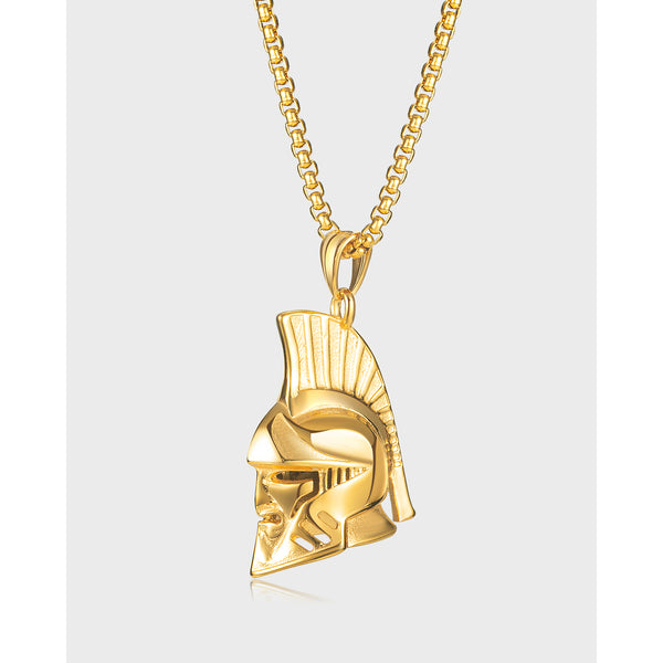 Men's Fashion Helmet Pendant Necklace-Mens Pendant Necklace-SunnyHouse Jewelry