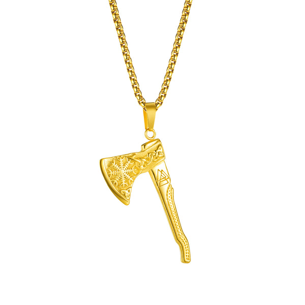 Men's Fashion Hip Hop AX Pendant Necklace-Mens Pendant Necklace-SunnyHouse Jewelry