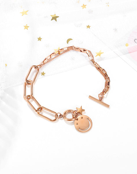 Women's Fashion Smile Bracelet-Womens Bracelet-SunnyHouse Jewelry