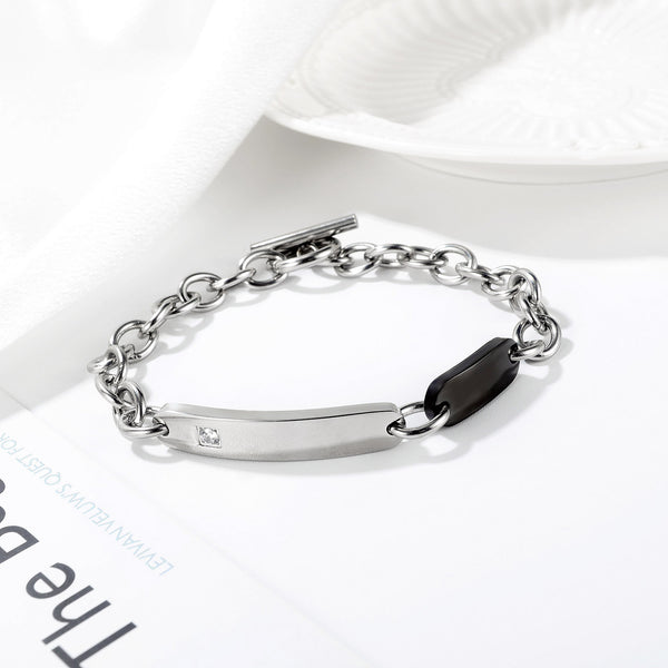 His & Hers Matching Set Customized Couple Bracelets-Couple Bracelets-SunnyHouse Jewelry