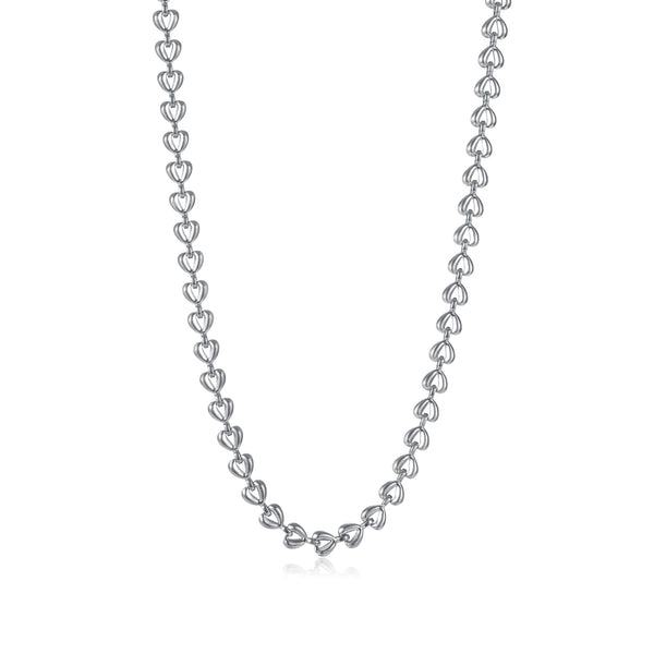 Women's Fashion Heart Chain Pendant Necklace-Womens Pendant Necklace-SunnyHouse Jewelry