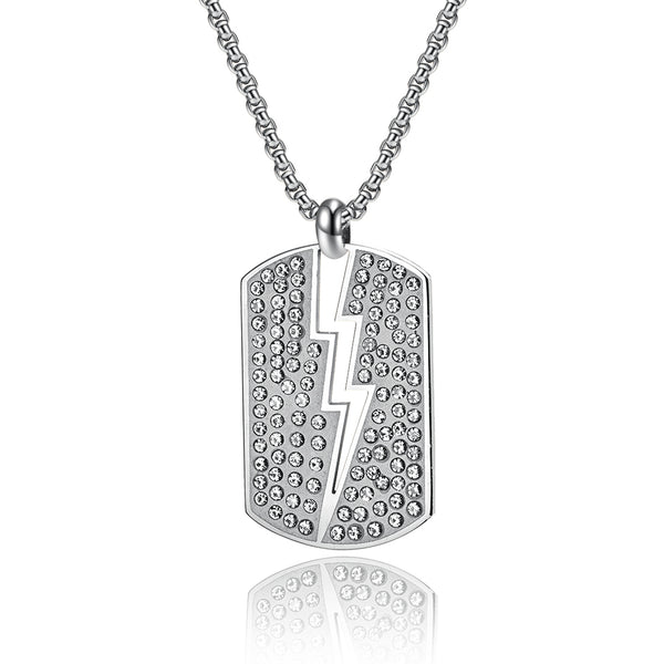 Men's Fashion Blinking Flash Pendant Necklace-Mens Pendant Necklace-SunnyHouse Jewelry