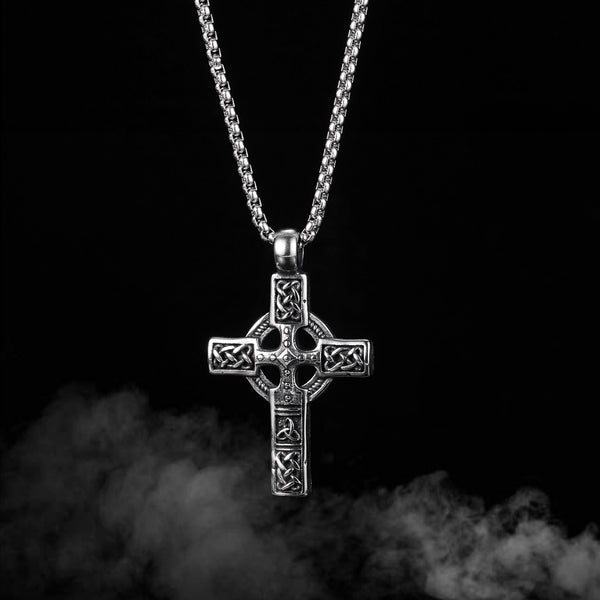 Men's Fashion Hip Hop Cross Pendant Necklace-Mens Pendant Necklace-SunnyHouse Jewelry