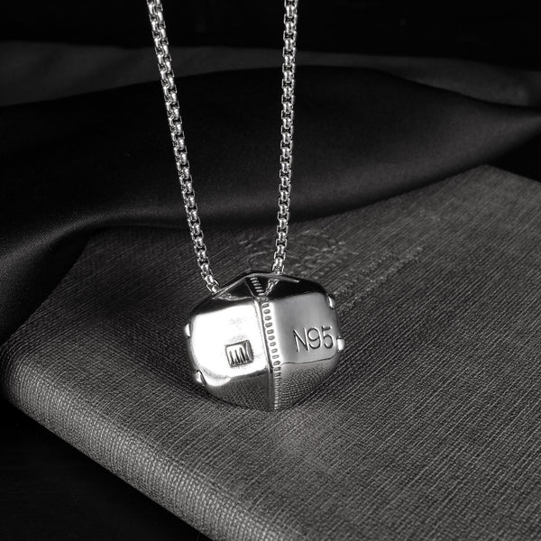Men's Fashion Mask N95 Pendant Necklace-Mens Pendant Necklace-SunnyHouse Jewelry