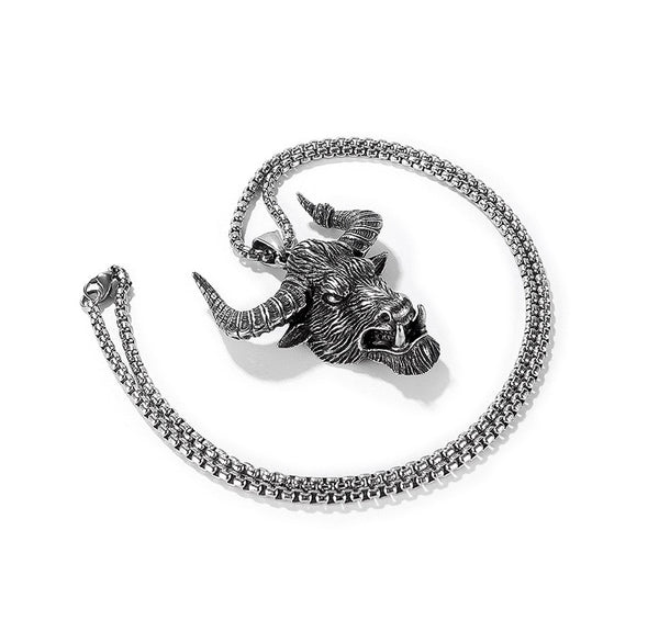 Men's Fashion Goat Hip Hop Pendant Necklace-Mens Pendant Necklace-SunnyHouse Jewelry