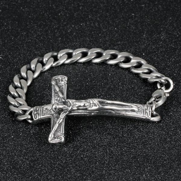 Men's Fashion Jesus Bracelet-Mens Bracelet-SunnyHouse Jewelry