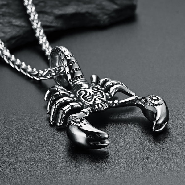 Men's Fashion Scorpion Pendant Necklace-Mens Pendant Necklace-SunnyHouse Jewelry