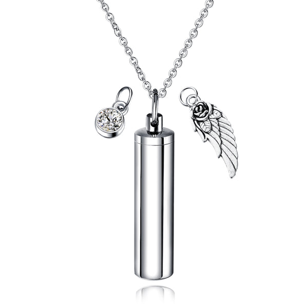 Men's Fashion Angel Perfume Bottle Pendant Necklace-Mens Pendant Necklace-SunnyHouse Jewelry