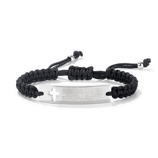 Men's Fashion Cross Bracelet-Mens Bracelet-SunnyHouse Jewelry