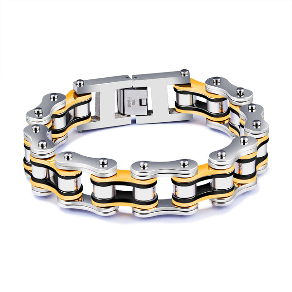 Men's Fashion Big Harley Bike Bracelet-Mens Bracelet-SunnyHouse Jewelry