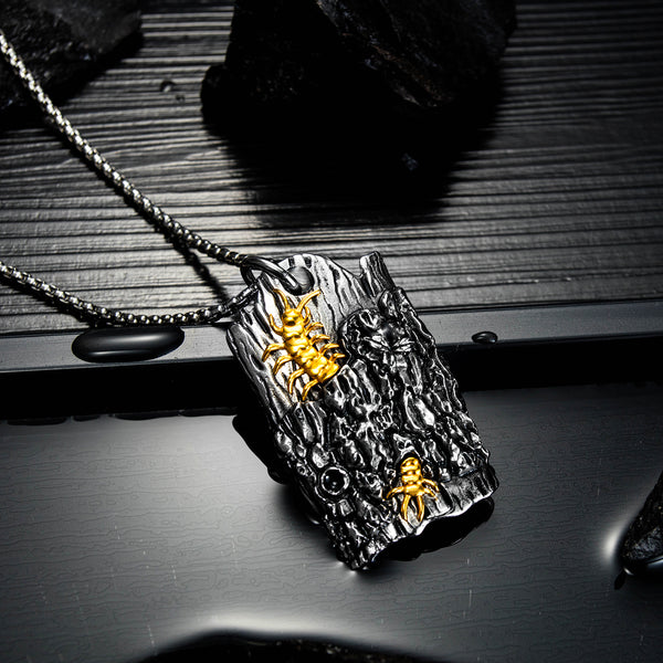 Men's Fashion Centipede Pendant Necklace-Mens Pendant Necklace-SunnyHouse Jewelry
