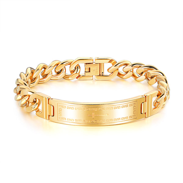 Men's Fashion Cross Bracelet-Mens Bracelet-SunnyHouse Jewelry