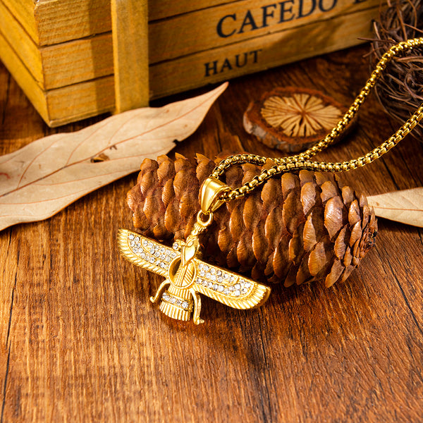 Men's Fashion Hip Hop Eagle Pendant Necklace-Mens Pendant Necklace-SunnyHouse Jewelry