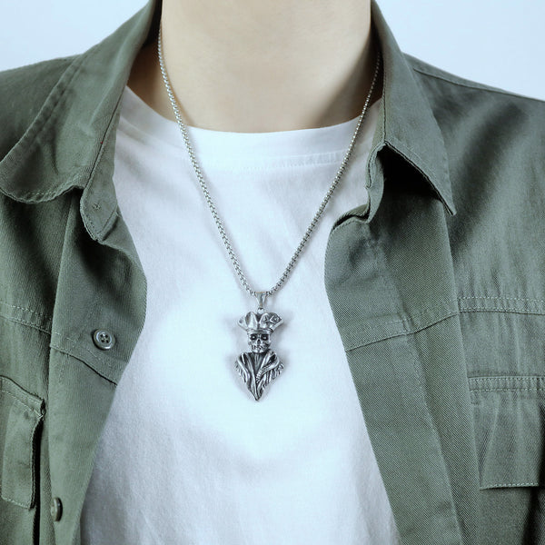 Men's Fashion Hip Hop Police Pendant Necklace-Mens Pendant Necklace-SunnyHouse Jewelry