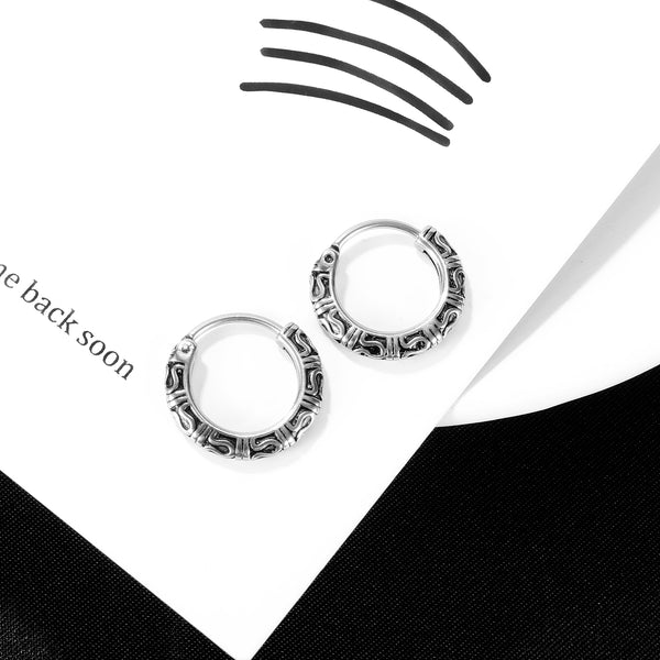 Women's Fashion Hoop Earrings-Womens Earrings-SunnyHouse Jewelry