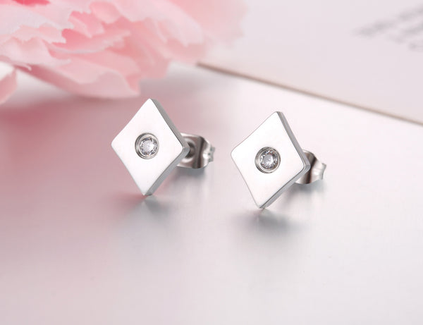 Women's Fashion Diamond Earrings-Womens Earrings-SunnyHouse Jewelry