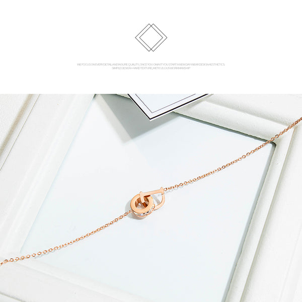 Women's Fashion Blinking Ring Pendant Necklace-Womens Pendant Necklace-SunnyHouse Jewelry