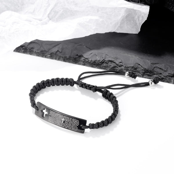 Men's Fashion Cross Bracelet-Mens Bracelet-SunnyHouse Jewelry